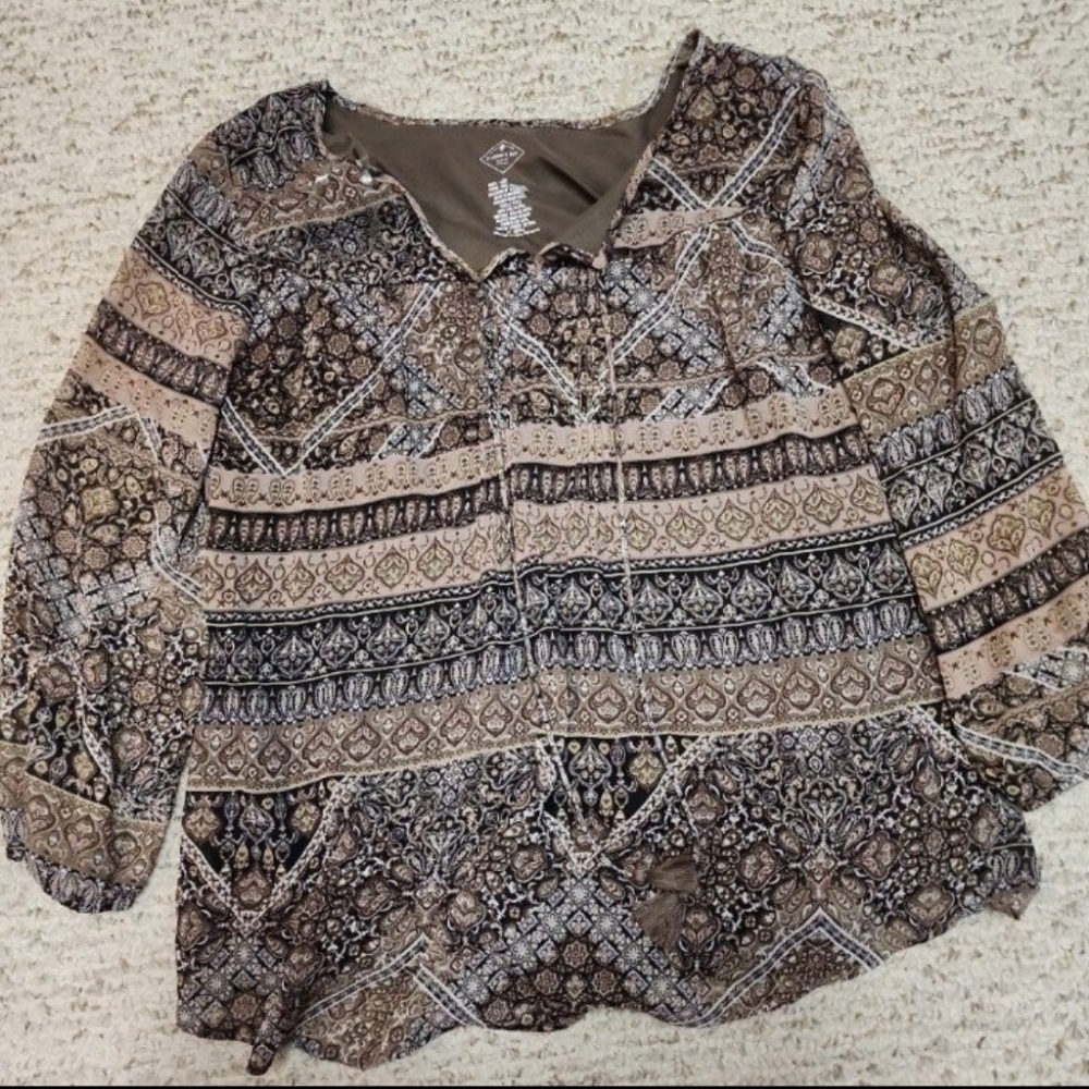 Brown Blouse
